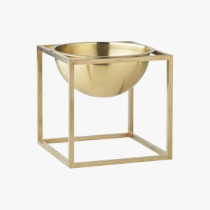 Kubus Bowl small, brass