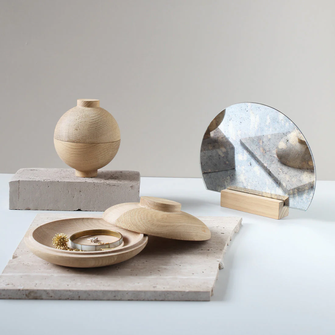 Wooden Sphere, Oak - Billede 5